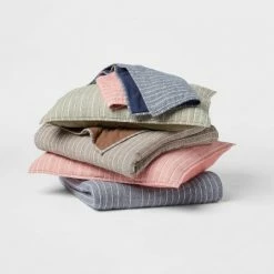 Cheap 🎁 Flannel Stripe Bedding Collection - Threshold™ 🤩