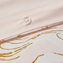 New ❤️ Intelligent Design Vanessa Metallic Printed Duvet Cover Set Blush/Gold 🔥 -Bedding Sets & Collections Sales Shop unnamed file 10001