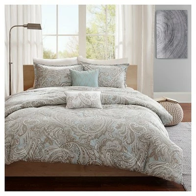 Top 10 π Madison Park Dierdre Paisley Cotton Duvet Cover Set - 5-Piece Blue β€οΈ 1 Top 10 π Madison Park Dierdre Paisley Cotton Duvet Cover Set - 5-Piece Blue β€οΈ
