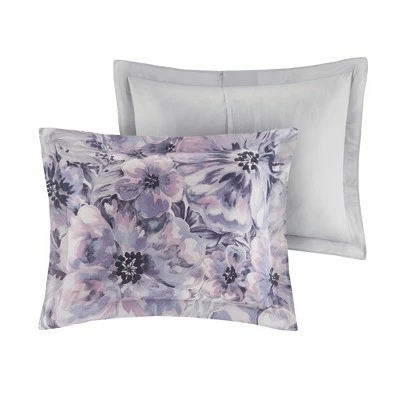 Outlet β€οΈ Madison Park 3pc Slade Cotton Printed Duvet Cover Set Purple π 3 Outlet β€οΈ Madison Park 3pc Slade Cotton Printed Duvet Cover Set Purple π - Image 3