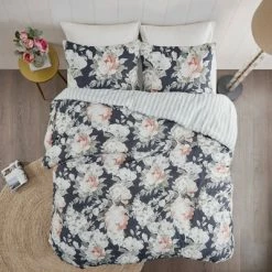 Best Pirce ⭐ Madison Park Sorrel Full/Queen 3pc Cotton Printed Reversible Coverlet Set Dark Blue ✔️ -Bedding Sets & Collections Sales Shop unnamed file 10051