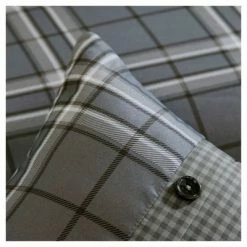 Coupon ✔️ Intelligent Design Gray Chet Plaid Print Button Multiple Piece Duvet Set ✨ -Bedding Sets & Collections Sales Shop unnamed file 10089