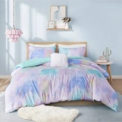 Cheapest 🛒 Intelligent Design Lisa Watercolor Tie Dye Printed Duvet Cover Set Aqua 👍 -Bedding Sets & Collections Sales Shop unnamed file 10118