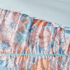 Buy ✨ Intelligent Design Gracie Floral Printed Ruched Duvet Set Pink/blue 😍 -Bedding Sets & Collections Sales Shop unnamed file 10147