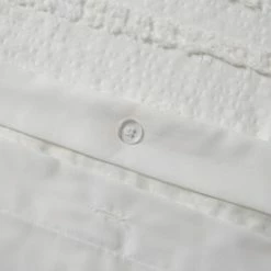 Promo 🧨 Intelligent Design Jemma Solid Clipped Jacquard Duvet Cover Set Ivory 👍 -Bedding Sets & Collections Sales Shop unnamed file 10177