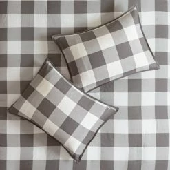 Budget 🤩 Madison Park Prewitt King/California King 3pc Cotton Printed Reversible Duvet Cover Set Gray 👍 -Bedding Sets & Collections Sales Shop unnamed file 10195