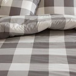 Budget 🤩 Madison Park Prewitt King/California King 3pc Cotton Printed Reversible Duvet Cover Set Gray 👍 -Bedding Sets & Collections Sales Shop unnamed file 10199