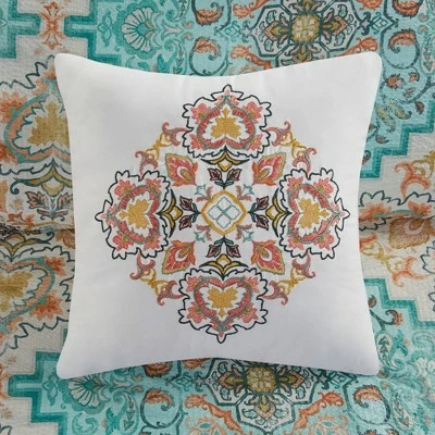 Discount π Intelligent Design Twin/Twin XL Kalani Seersucker Boho Printed Duvet Cover Set Teal π 9 Discount π Intelligent Design Twin/Twin XL Kalani Seersucker Boho Printed Duvet Cover Set Teal π - Image 9