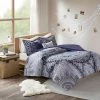 Cheap 🌟 Intelligent Design Willow Twin/Twin Extra Long 4pc Boho Duvet Cover Set Blue ✨