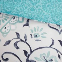 Hot Sale ⌛ Intelligent Design Tricia Boho Medallion Printed Duvet Set Aqua 👍 -Bedding Sets & Collections Sales Shop unnamed file 10297