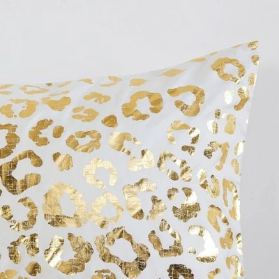 Outlet π― Intelligent Design Kendra Metallic Printed Duvet Cover Set Ivory/Gold π 4 Outlet π― Intelligent Design Kendra Metallic Printed Duvet Cover Set Ivory/Gold π - Image 4