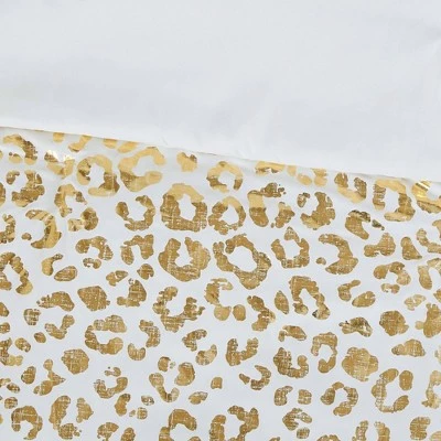 Outlet π― Intelligent Design Kendra Metallic Printed Duvet Cover Set Ivory/Gold π 6 Outlet π― Intelligent Design Kendra Metallic Printed Duvet Cover Set Ivory/Gold π - Image 6