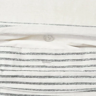 Buy 🎁 Lush Decor 3pc Farmhouse Stripe Duvet Set - Lush Décor Gray 💯 3 Buy 🎁 Lush Decor 3pc Farmhouse Stripe Duvet Set - Lush Décor Gray 💯 - Image 3