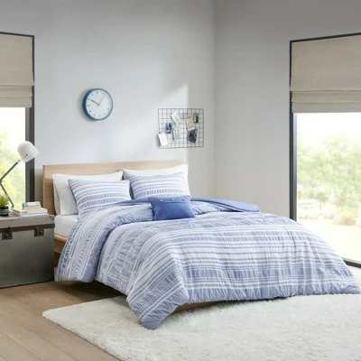 Discount β€οΈ Intelligent Design Cameron Striped Duvet Cover Set Gray π 1 Discount β€οΈ Intelligent Design Cameron Striped Duvet Cover Set Gray π