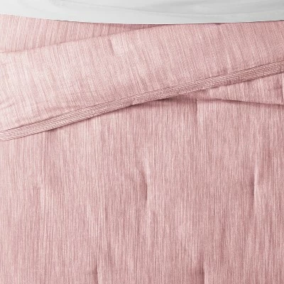 Buy ❤️ Family-Friendly Comforter & Sham Set Chambray - Threshold™ Blush 👏 2 Buy ❤️ Family-Friendly Comforter & Sham Set Chambray - Threshold™ Blush 👏 - Image 2