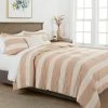 Discount 🎉 Chambray Yarn Dye Stripe Comforter & Sham Set - Threshold™ Brown 🌟