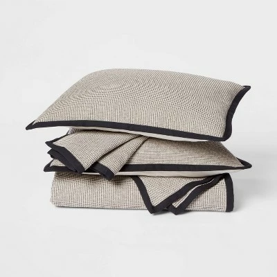 Hot Sale 💯 Micro Waffle Bedding Collection - Threshold™ 🌟 1 Hot Sale 💯 Micro Waffle Bedding Collection - Threshold™ 🌟