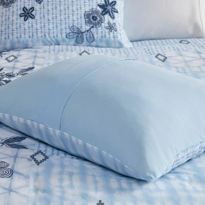Cheapest π Madison Park Julio Cotton Duvet Cover Set Blue π 5 Cheapest π Madison Park Julio Cotton Duvet Cover Set Blue π - Image 5