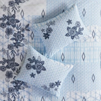 Cheapest π Madison Park Julio Cotton Duvet Cover Set Blue π 6 Cheapest π Madison Park Julio Cotton Duvet Cover Set Blue π - Image 6