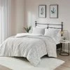 Top 10 ✨ Madison Park Aurora Printed Brushed Fur Duvet Cover Set Ivory 🧨