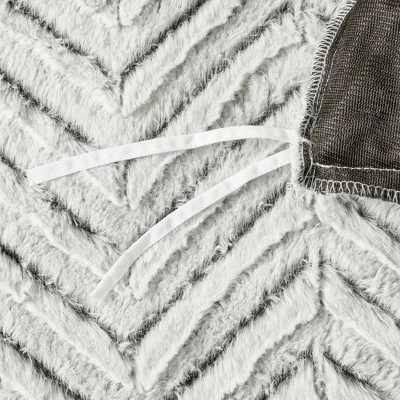 Top 10 ⨠Madison Park Aurora Printed Brushed Fur Duvet Cover Set Ivory 𧨠9 Top 10 ⨠Madison Park Aurora Printed Brushed Fur Duvet Cover Set Ivory 𧨠- Image 9