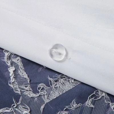 Best Sale π― Intelligent Design Camille Ombre Clipped Jacquard Duvet Cover & Sham Set Navy π€© 7 Best Sale π― Intelligent Design Camille Ombre Clipped Jacquard Duvet Cover & Sham Set Navy π€© - Image 7