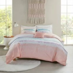 Best reviews of 🛒 Intelligent Design Naomi Tie Dye Seersucker Duvet Cover & Sham Set Pink/Purple 👍 -Bedding Sets & Collections Sales Shop unnamed file 10470