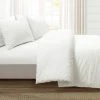 Coupon ❤️ Lush Decor 3pc Diamond Clip Jacquard Duvet Cover Set White - Lush Décor 🎁