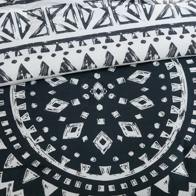 Best Pirce π Urban Habitat 7pc Mica Cotton Reversible Duvet Cover Set Black β€οΈ 12 Best Pirce π Urban Habitat 7pc Mica Cotton Reversible Duvet Cover Set Black β€οΈ - Image 12