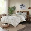 Promo 🎉 Ink+Ivy Nea Cotton Printed Duvet Cover Set Gray/ivory 👏