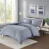 Hot Sale 😍 Urban Habitat Spacedye Cotton Jersey Duvet Cover Set Gray 🤩