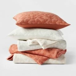 Coupon 🔔 Geometric Matelasse Bedding Collection - Threshold™ 🌟