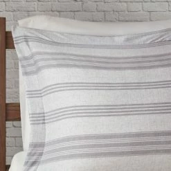 Budget 🔔 Urban Habitat 3pc Mason Stripe Print Ultra Soft Cotton Blend Jersey Knit Duvet Cover Set Gray 🧨 -Bedding Sets & Collections Sales Shop unnamed file 10605