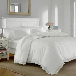 Best Sale 🎁 Annabella Reversible Duvet Cover Set - Laura Ashley White ⭐ -Bedding Sets & Collections Sales Shop unnamed file 10650