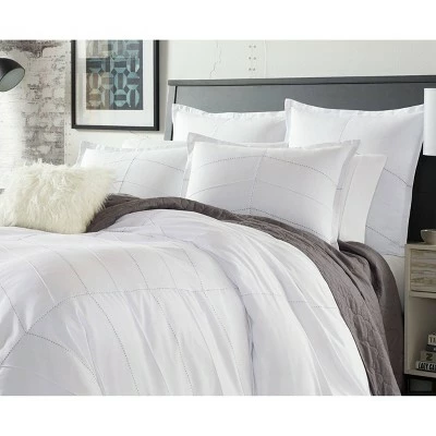 Deals π White Courtney Duvet Cover Set - City Scene® β 4 Deals π White Courtney Duvet Cover Set - City Scene® β - Image 4