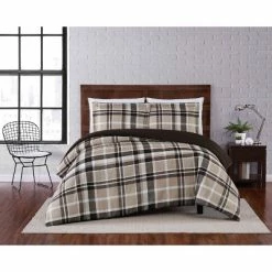 Flash Sale 🎉 Paulette Plaid Duvet Cover Set Taupe - Truly Soft 🎉 -Bedding Sets & Collections Sales Shop unnamed file 10783