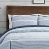 Wholesale 🌟 Niari Yarn Dye Stripe Duvet Set - Brooklyn Loom Blue ✔️