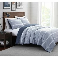 Wholesale 🌟 Niari Yarn Dye Stripe Duvet Set - Brooklyn Loom Blue ✔️ -Bedding Sets & Collections Sales Shop unnamed file 10867