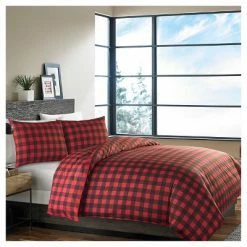Outlet 🛒 Mountain Plaid Duvet Cover And Sham Set Red - Eddie Bauer® 👍 -Bedding Sets & Collections Sales Shop unnamed file 10889