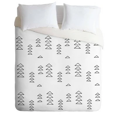 Best deal π June Journal Minimalist Triangles Duvet Set Black/White - Deny Designs β 6 Best deal π June Journal Minimalist Triangles Duvet Set Black/White - Deny Designs β - Image 6