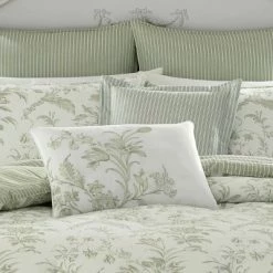 Hot Sale ⌛ Natalie Reversible Duvet Cover Set Mint - Laura Ashley 🌟 -Bedding Sets & Collections Sales Shop unnamed file 10955