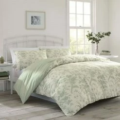 Hot Sale ⌛ Natalie Reversible Duvet Cover Set Mint - Laura Ashley 🌟 -Bedding Sets & Collections Sales Shop unnamed file 10960