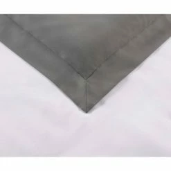 Outlet ✔️ Truly Soft Everyday Hotel Border Duvet Cover Set White/black 💯