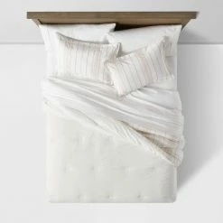 Buy 💯 Warm Stripe Reversible Family-Friendly Comforter & Sham Set - Threshold™ 🎁 7 Buy 💯 Warm Stripe Reversible Family-Friendly Comforter & Sham Set - Threshold™ 🎁 -Bedding Sets & Collections Sales Shop unnamed file 1102