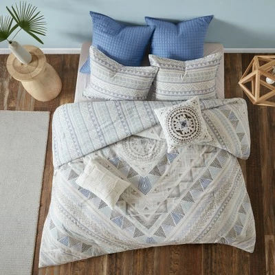 Coupon π Urban Habitat Blue Sydney Cotton Reversible Duvet Cover Set 7pc β 2 Coupon π Urban Habitat Blue Sydney Cotton Reversible Duvet Cover Set 7pc β - Image 2