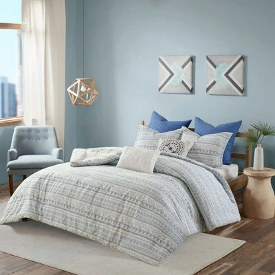 Coupon π Urban Habitat Blue Sydney Cotton Reversible Duvet Cover Set 7pc β 11 Coupon π Urban Habitat Blue Sydney Cotton Reversible Duvet Cover Set 7pc β - Image 11