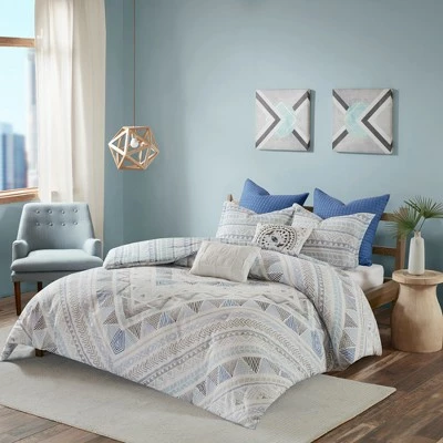 Coupon π Urban Habitat Blue Sydney Cotton Reversible Duvet Cover Set 7pc β 18 Coupon π Urban Habitat Blue Sydney Cotton Reversible Duvet Cover Set 7pc β - Image 18
