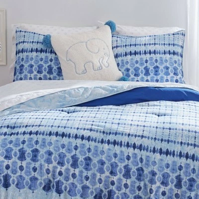 Best Sale π Twin Extra Long Sadie Duvet Cover & Sham Set Blue - Ivory Ella 𧨠2 Best Sale π Twin Extra Long Sadie Duvet Cover & Sham Set Blue - Ivory Ella 𧨠- Image 2