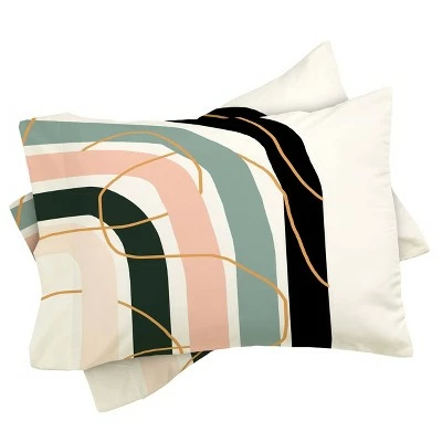 Promo π Aleeya Jones Unsettled Rainbow Duvet Set - Deny Designs Pink/blue π₯ 2 Promo π Aleeya Jones Unsettled Rainbow Duvet Set - Deny Designs Pink/blue π₯ - Image 2