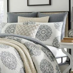 Best Pirce 🌟 Gray Bristol Duvet Cover Set - Stone Cottage ⭐